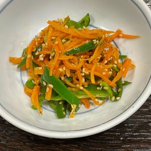 とーるじーじの作ってみた!投稿(あと1品に♪簡単常備菜『ピーマンと人参のうま味きんぴら』)