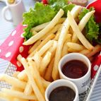 フライドポテト　タバスコトマトソース