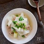 塩味でほっこり、大根と豚バラの塩煮