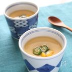 とうもろこしの冷製茶碗蒸し