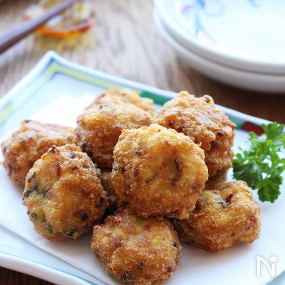 給食メニューでこどもに大人気～！豆腐の忍者揚げ