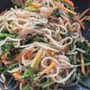 糸こんにゃくとほうれん草のごま味噌炒めの工程4