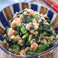 ［ほうれん草とツナのナムル］驚愕の1Step！手抜き3分副菜