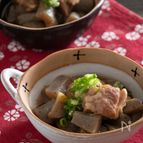 　【圧力鍋】豚バラ軟骨とこんにゃくの煮込み