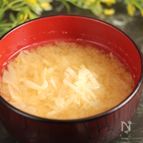 それもったいない！キャベツの芯でお味噌汁