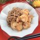 ベビーほたてと糸こんにゃくのうま煮