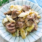 砂肝の柚子こしょうペッパー炒め♩コリうま♡おつまみ