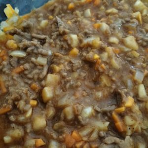 1207859の作ってみた!投稿(本当に簡単！！肉感残したまま『レンジDE本格ミートソース』)