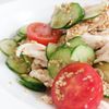 餃子ちゃんの作ってみた!投稿(【中華風蒸し鶏きゅうり】レンジで簡単！さっぱり副菜☆)