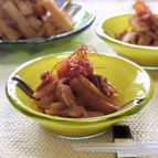 水煮メンマと豚肉の炒め煮