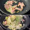 【キャベツとベーコンのガリバタスパゲティ】ワインに合う♪の工程2