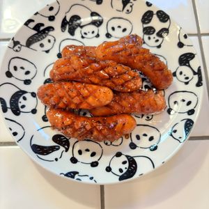 mi-koの作ってみた!投稿(むっちゃ合う♡ウィンナーで代用♡手羽先揚げ風甘辛ウィンナー♡)