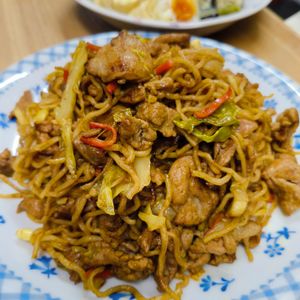 もんぶらん°・*:.。.☆の作ってみた!投稿(『スパイシー！カレー焼きそば』カレー粉で食欲アップ♬)