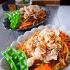 【食物繊維たっぷりでお腹リセット】きんぴらごぼう豚こま丼