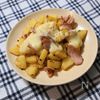 魚肉ソーセージで!とろ~りチーズの節約ジャーマンポテト