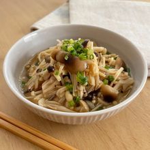 5分で完成『きのこのバターポン酢』