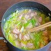 お肉柔らか!お腹に優しい鶏肉と野菜と卵のとろみスープの工程5