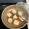 鶏むね肉の甘酢照り焼き・おろしそのせの工程3
