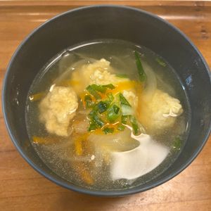 ふおらの作ってみた!投稿(ばぁばの味【鶏団子スープ】)