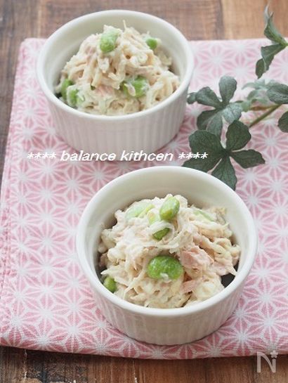 マヨ不要。切干大根とツナのクリーミーサラダ