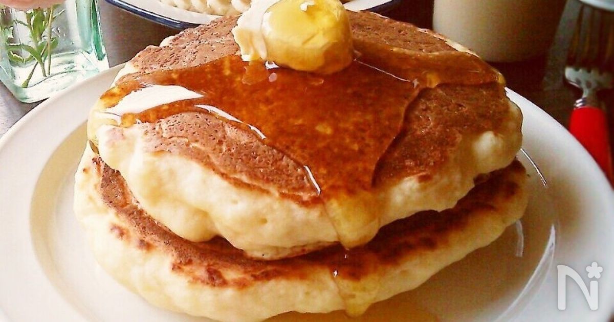 見てみてこの厚み ふっかもち 豆腐とヨーグルトのパンケーキ By しゃなママ レシピサイト Nadia ナディア プロの料理家のおいしいレシピ