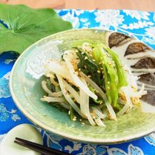 もやしとほうれん草のナムル