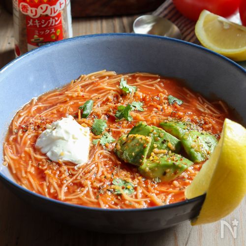 メキシコのパスタ入りスープ【ソパ・デ・フィデオ】