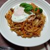 M*Pの作ってみた!投稿(簡単*茹で時間なし*焼きそば麺deナポリタンスパゲッティー☆)