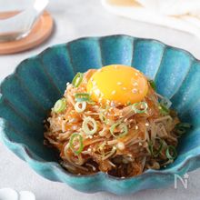 やみつき！【無限えのきユッケ】
