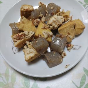KUMIKOの作ってみた!投稿(味しみ!甘辛♡ちぎり厚揚げこんにゃく【#低糖質#ダイエット】)