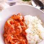 お鍋で煮込むだけ♡お肉やわらかコク旨っ♪ポークストロガノフ