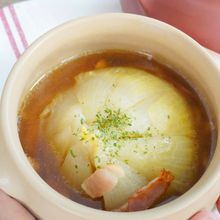 【時短♪まるごと玉ねぎのスープ】