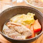 豚肉ブロック味噌煮込み『とろうま野菜と豚肉で癒され一品』
