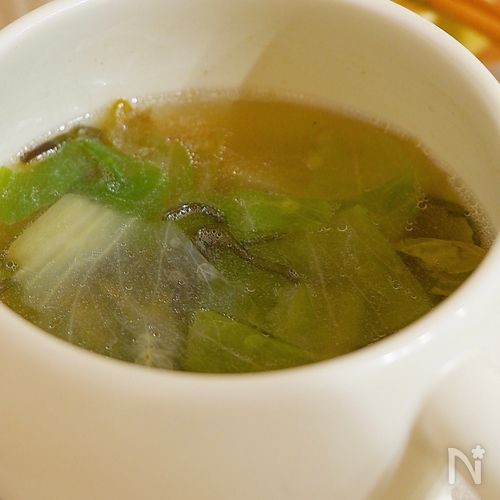 マンネリ打破👊🥬＜レタスと塩昆布のスープ＞5分で完成🙌