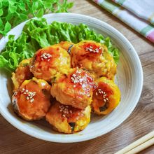 ☆かぼちゃとチキンのあまから焼き☆
