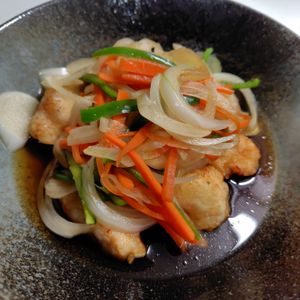 たまの作ってみた!投稿(さっぱり美味しい!『鶏むね肉の南蛮漬け』)