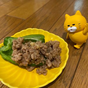 1345910の作ってみた!投稿(氷水に浸してパリパリッ！おつまみにも嬉しい「肉味噌ピーマン」)
