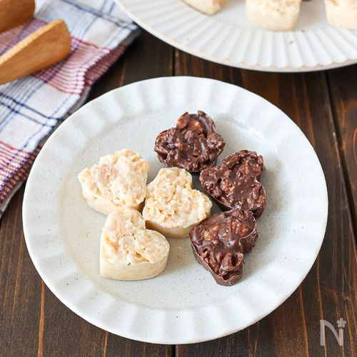 【超簡単!チョコクランチ】子どもと作れる♡オーブン包丁不要!