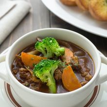 ルウ・デミ缶・赤ワイン不使用！すぐできお子さまビーフシチュー