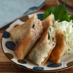 具は炒めない！節約にぴったりな【もやし入り春巻き】