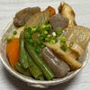 みーこの作ってみた!投稿(節約食材でかさまし♡『染みうま!大根とちくわと蒟蒻の煮物』)