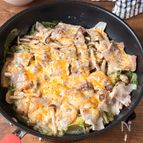 『フライパンで10分』豚バラと白菜のコンソメチーズ蒸し煮