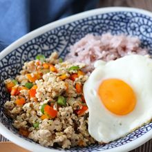 ヘルシー美味しい♡子供も食べやすいガパオライス