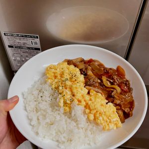 ケの作ってみた!投稿(【とろたまオムハヤシ】ルウ不要♡胃袋を掴む愛情ごはん♬)