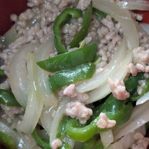 kotakaの作ってみた!投稿(ワンパン10分！【ひき肉とピーマンのスタミナ味噌炒め】)