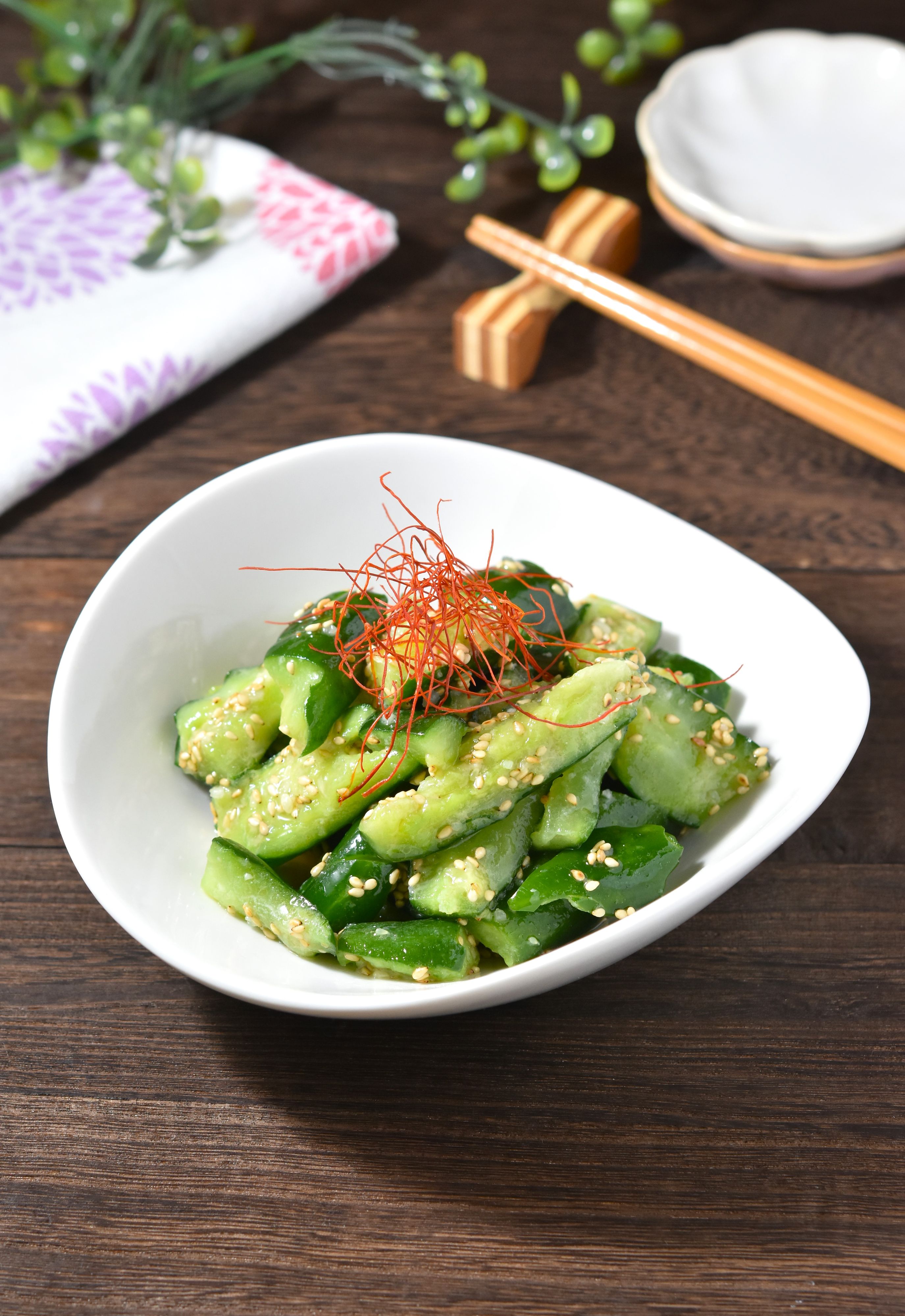 箸が止まらない美味しさ3分で【やみつきたたききゅうり】 | レシピ