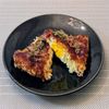 𝔂𝓾𝓶𝓲🍓の作ってみた!投稿(たまごまるごと✨キャベツと豆腐のふわとろおこたま焼き)