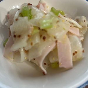 あびの作ってみた!投稿(即席！だいこんとハムのマリネサラダ)