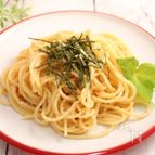 ソースをあえるだけ！たらこスパゲッティー