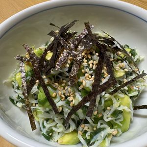 あんこ好きの作ってみた!投稿(すだち香る【アボカドしらすのねぎだく和ナムル】5分おつまみ)